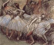 Edgar Degas Dance have a break oil